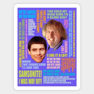 Dumb and Dumber Quotes (V1) Magnet